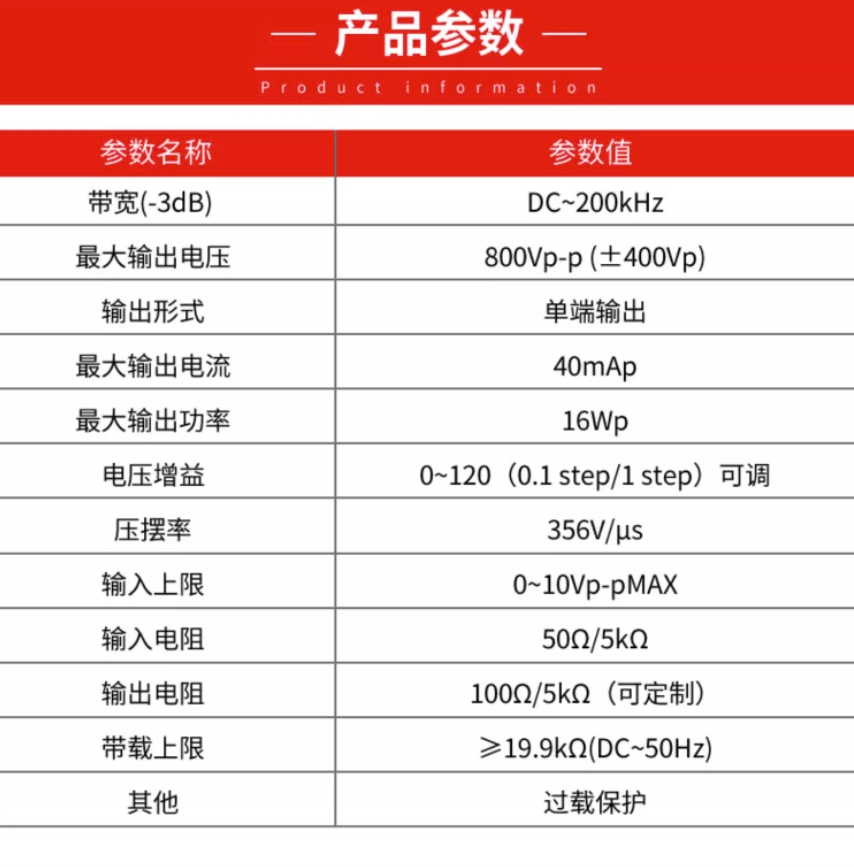 ATA-2082超聲導波高壓放大器 ATA-2082超聲導波高壓放大器